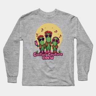Cactus Couture Crew Coachella Festival Vibes Long Sleeve T-Shirt
